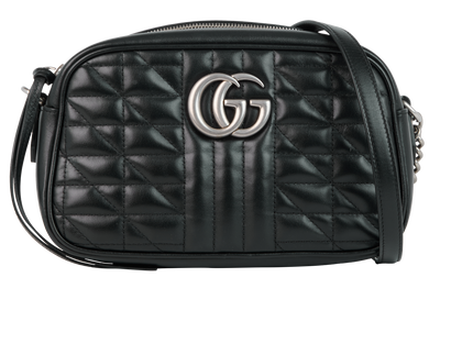 Small GG Marmont Aria Camera Bag, front view